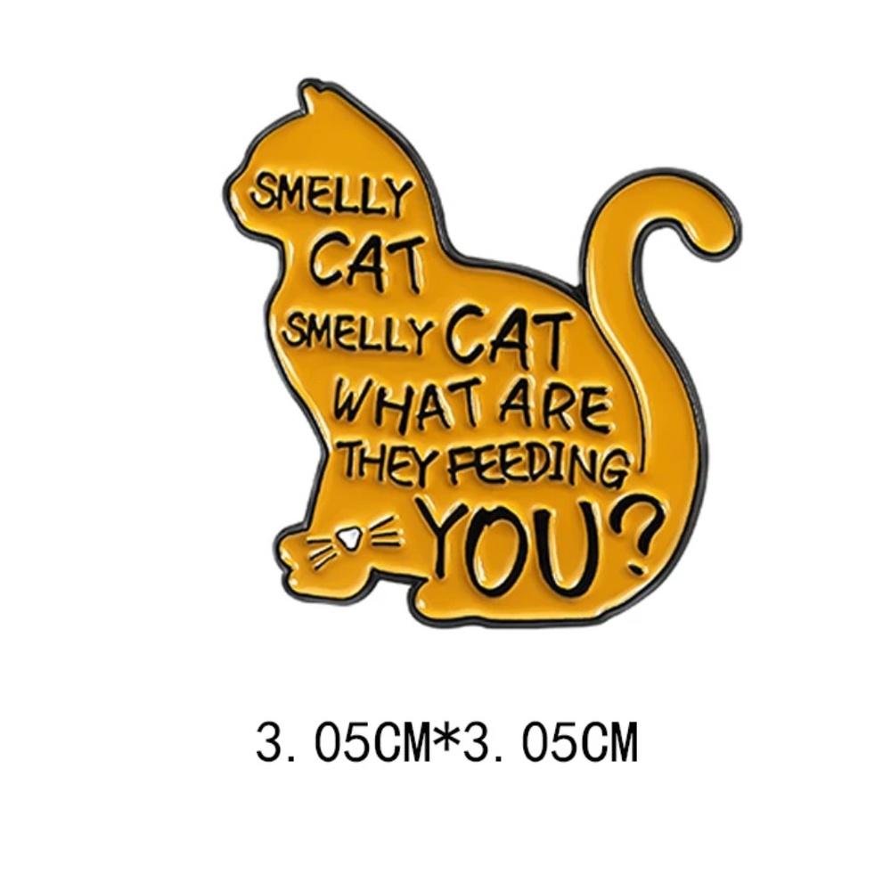 FRIENDS "SMELLY CAT" OIL DRIPPED ENAMEL PIN LAPEL PIN BROOCH NWT - Picture 2 of 4